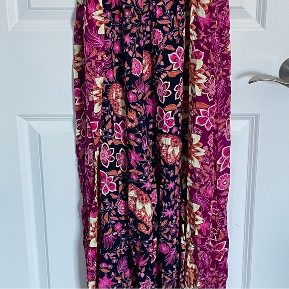 New! Rusttydustty Floral Print Button Front Cami Jumpsuit 35301 - Picture 9 of 14